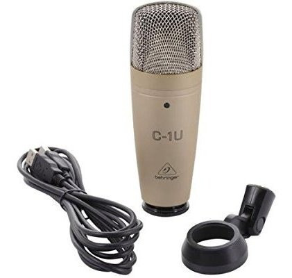 Micrófono De Condensador Behringer C-1u Usb Studio