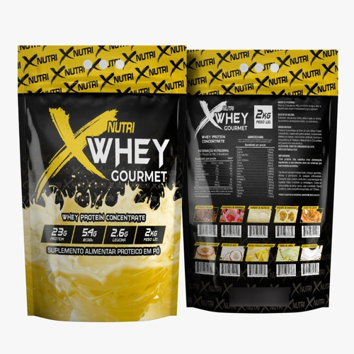 Whey Protein Gourmet X-nutri 2kg Refil
