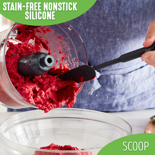 Juego De Espátulas De Silicona Roja Para Cocina Resistente A