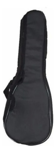 Funda Para Ukelele Soprano Acolchada Color Negro