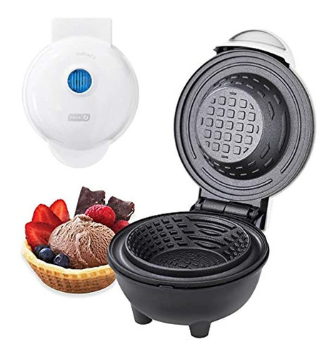 Dash Mini Waffle Bowl Maker Para Desayuno, Tazones De Burrit