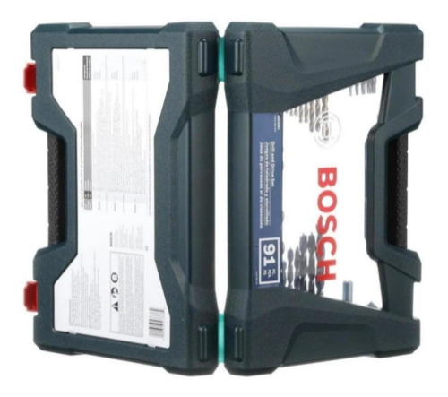 Imagen 5 de 10 de Set Brocas Puntas Bosch Para Madera Metal Concreto 91 Piezas