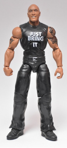 P27 Figuras Wwe Mattel Elite Jakks - The Rock Tnf