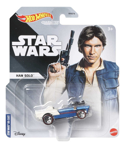 Star Wars Hot Wheels Character Cars Han Solo Diecast Car