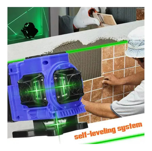 Nivel Láser De 12 Líneas: Nivel De Láser Verde Para Construc