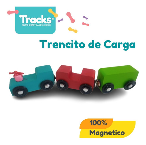 Imagen 2 de 8 de Tren De Carga Didáctico Tracks Compatible Trencity Hape