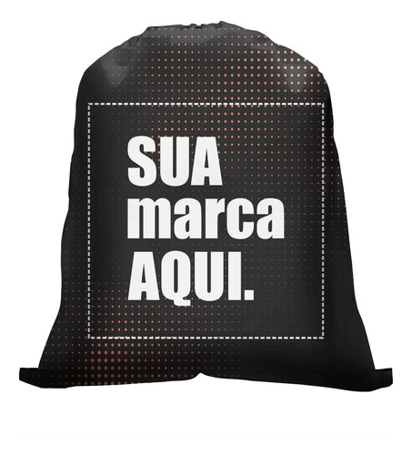 Kit C/ 50 Mochilas - Sacochilas Personalizadas C/ Logomarca