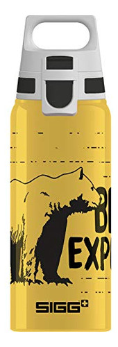 Botella Agua Niños Sigg Brave Bear Amarilla 20 Oz - Sin Bpa