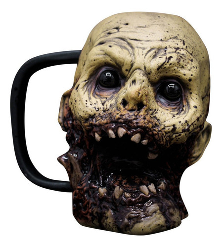 Regalo Taza Agua Cabeza Zombie Terror Sangrient De Halloween