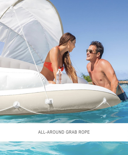 Padrísima Isla Canopy Inflable Intex Tumbona