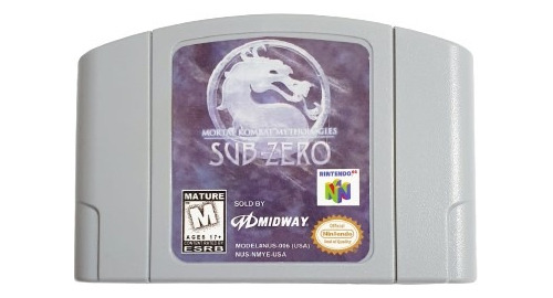 Sub-zero Mortal Kombat Mythologies Nintendo 64 Nuevo
