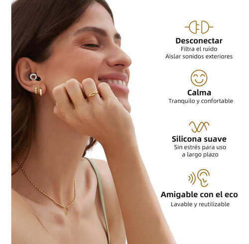 Tapones De Oídos Para Dormir, 32 Db Tapones Para Oídos