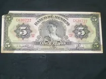 Comprar Billete De 5 Pesos Mexicano