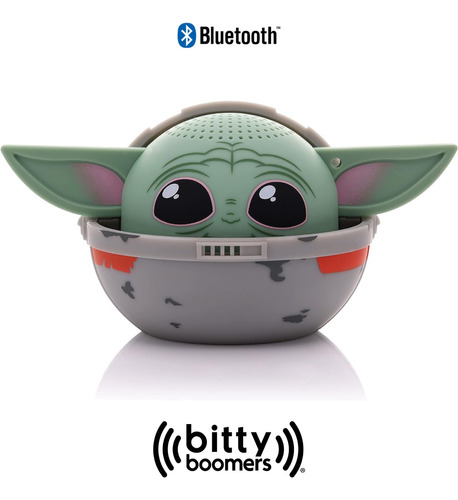 Corneta Bluetooth Bitty Boomers Star Wars Grogu In Pram