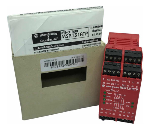 Allen Bradley 440r-c23139 Msr131rtp Relevador De Seguridad
