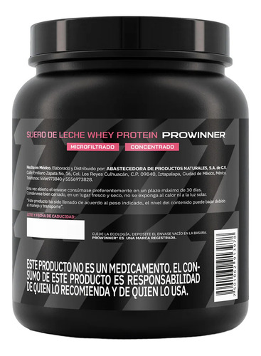 Suero De Leche whey Protein Fresa 500 G Prowinner