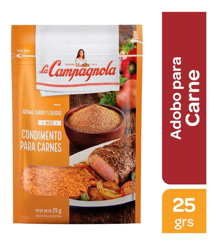 Condimento Para Carnes La Campagnola Especias X 25 Gr