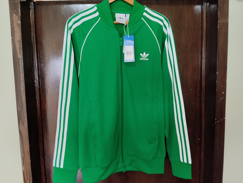 Chamarra adidas Sst Primeblue Verde,talla S,m En Bolsa,caja