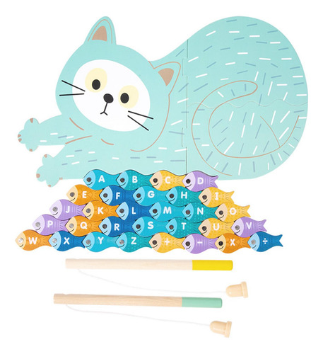 Juego De Pesca, Juguetes Preescolares De Aprendizaje