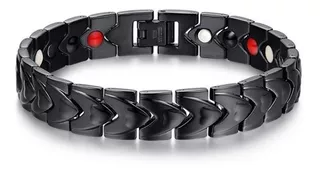 Pulsera Biomagnetica Hombre (german, Iman, Iones, Fir) Acero