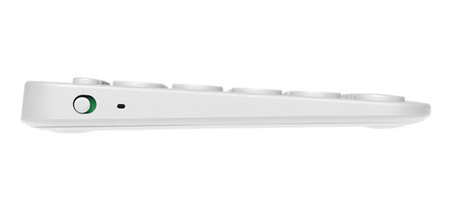 Imagen 3 de 4 de Teclado bluetooth Logitech K380 QWERTY español color blanco