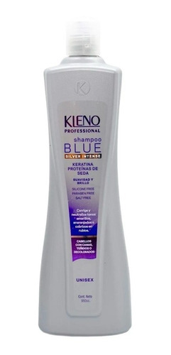 Kleno Shampoo Matizador Silver Blue Intense Rubios 950 Local