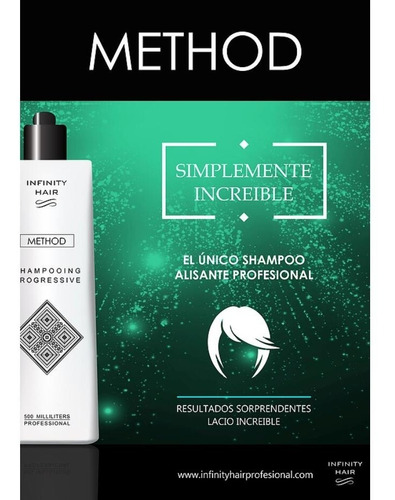 Method Shampoo Alisante Infinity Hair - Alisado Sin Formol