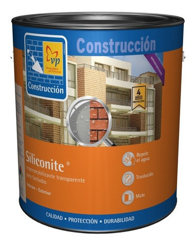 Impermeabilizante Transpatente Siliconite Cuñete 5 Gal Vp