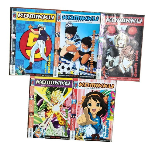 Komikku Manga Anime Y Cultura Oriental 5 Revistas Nuevas