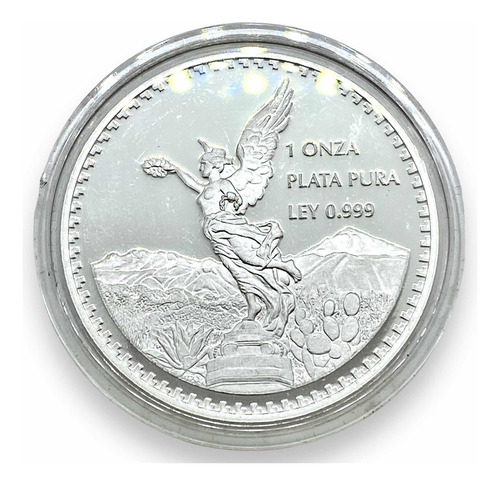 Medalla De Plata 1 Onza Conmemorando A Empresa Huawei Mexico (Usado)