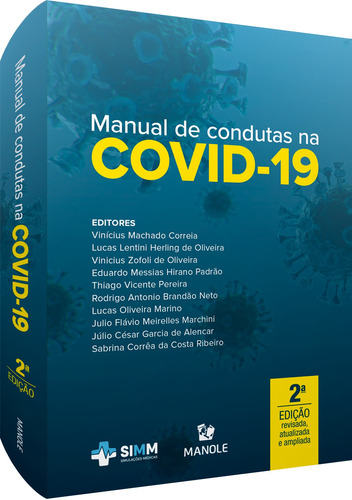 Manual de condutas na COVID-19, de Marino, Lucas Oliveira. Editora Manole LTDA, capa mole em português, 2021