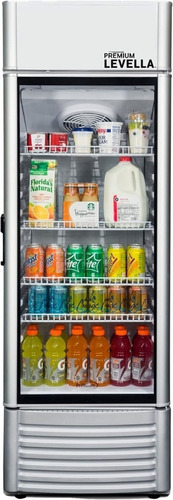 Refrigerador Vertical Para Bebidas 9ft3 Plata Premiumlevella