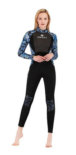 Imagen 2 de 5 de Traje De Neopreno 3mm Largo Dama Bioactive