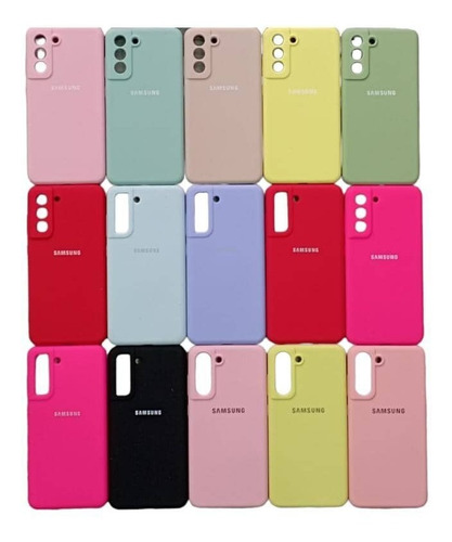 Forro Silicone Case Unicolor Samsung S21 Fe