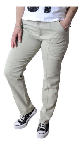 Pantalon Cargo Elastizado Mujer The Big Shop