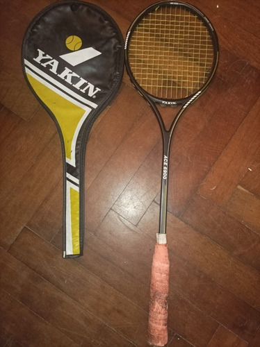 Raqueta Squash Yakin Ace6900 Grafito Con Funda