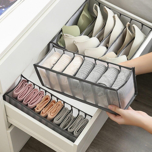 Organizador Divisores Ropa Interior Calcetin Plegable 3 En 1