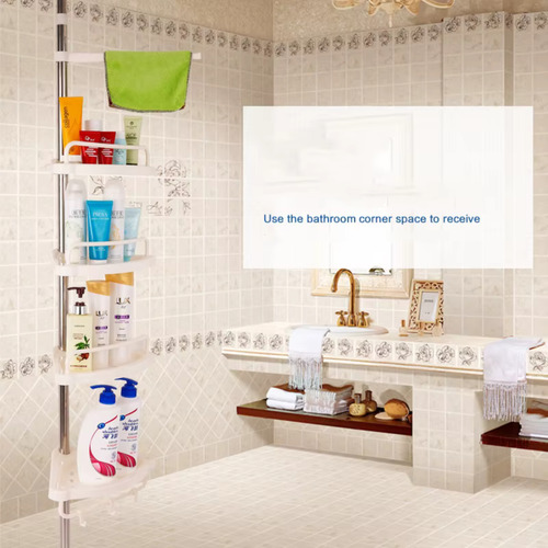 Estante Esquinero Múltiple Para Baño Altura Regulable En Stock