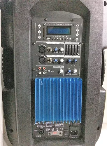 Laboratorio Viento grosor Bocina Bafle Amplificado Audiobahn 300w Rms Super Potente