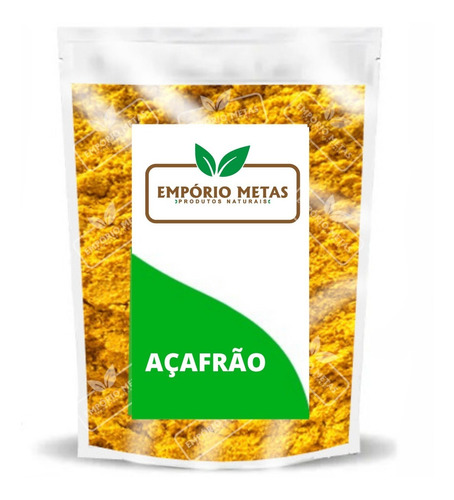 Açafrão Da Terra Em Pó Puro ( Cúrcuma) 250g Empório Metas