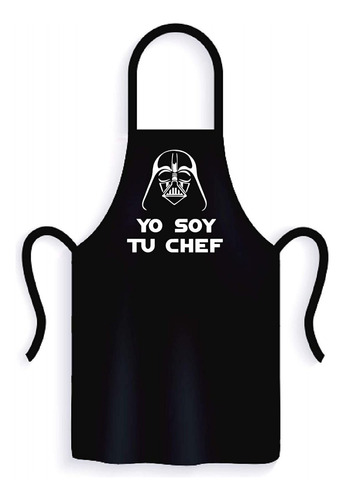 Delantal Personalizado - Yo Soy Tu Chef Star Wars Estampado