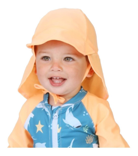 Gorro Agua Bebés Niños Con Filtro Solar Protección Uv50+