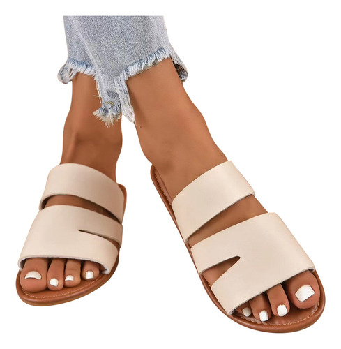 Zt Slipper Planos De Verano New Con Sandalias Mujer Casual