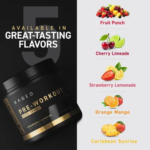 Polvo De Preentrenamiento Kaged Pre-workout Elite Caribbean