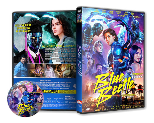 Blue Beetle 2023 Dvd Latino/ingles Subt Español