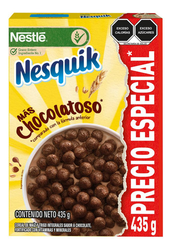 Cereal Nestlé Nesquik Sabor Chocolate 435g