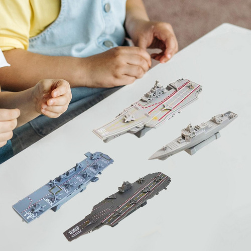 4x Modelo De De , Juguete 4d, Modelo De Barco Ensamblado,