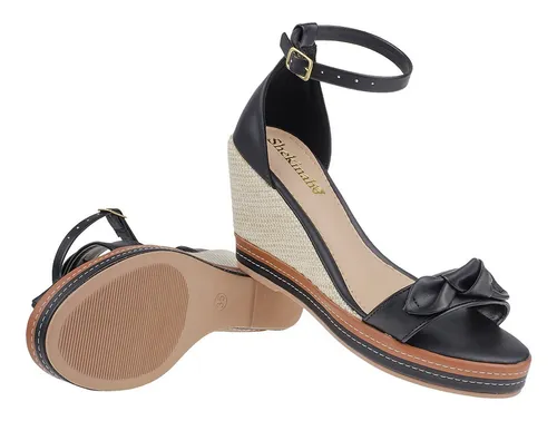 Linda Sandalia Plataforma Oneself Feminino Sandalias MercadoLivre