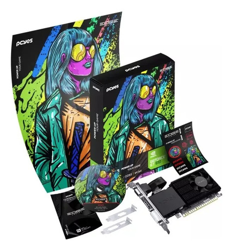 Gpu Nvidia Geforce Gt 610 2gb Ddr3 64 Bit Edge Low Profile (Usado)