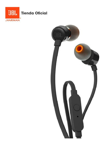 Audífonos Jbl T110 In-ear Negro Color Black